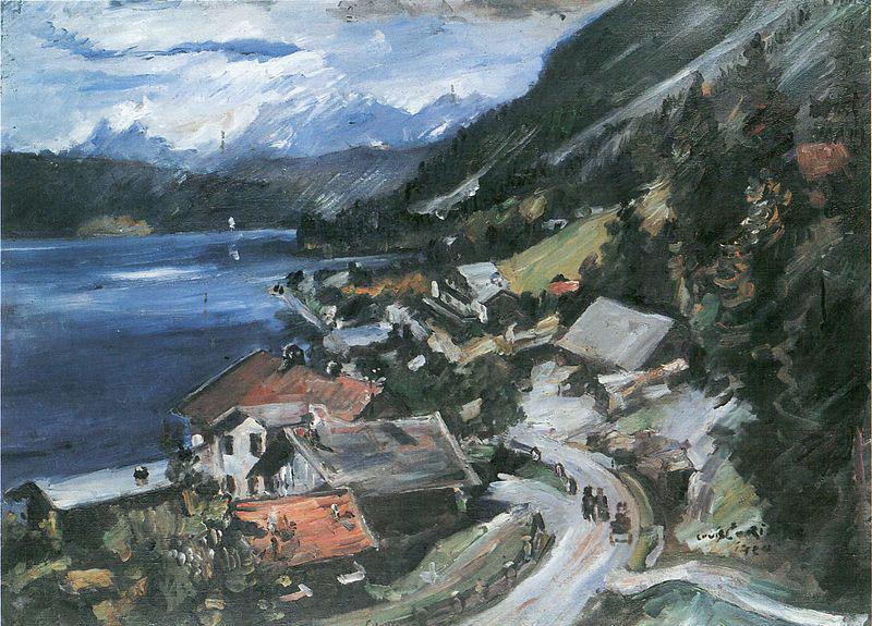 Lovis Corinth Walchensee, Serpentine France oil painting art